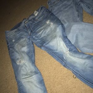 Two pairs of name brand jeans